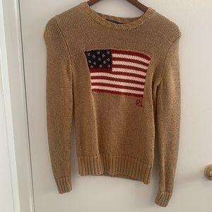 Ralph Lauren HTF US Flag Sweater